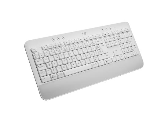 Logitech Signature K650 Wireless Keyboard with palm-rest- White Color