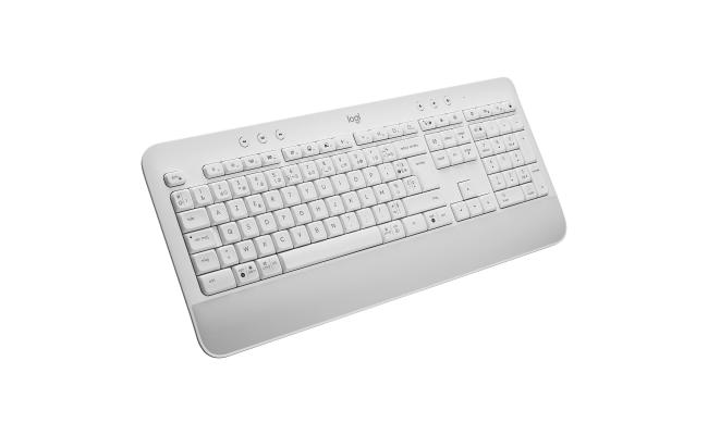 Logitech Signature K650 Wireless Keyboard with palm-rest- White Color