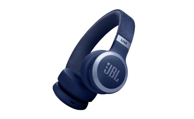 JBL Live 670NC Wireless On-Ear Headphones with True Adaptive Noise Cancelling - Blue