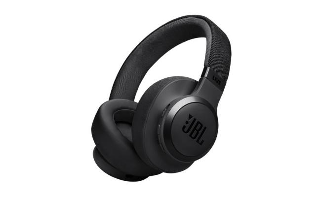 JBL Live 770NC Wireless Over-Ear Headphones with True Adaptive Noise Cancelling - Black