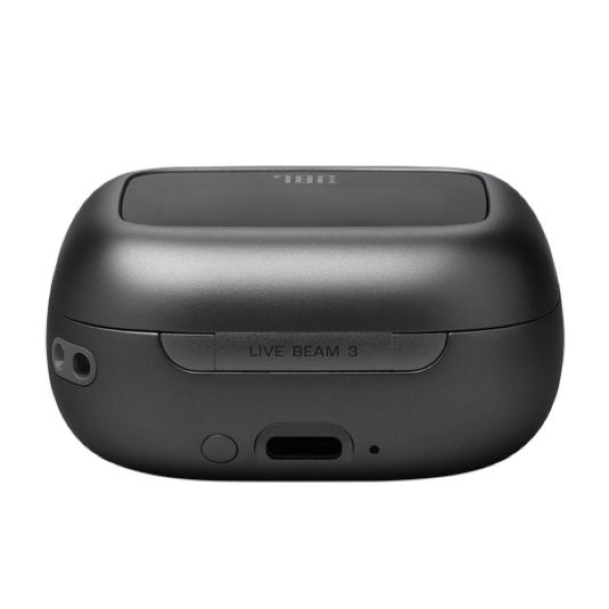 JBL LIVE BEAM 3 True-Adaptive Noise Cancelling Perfect Calls - Black