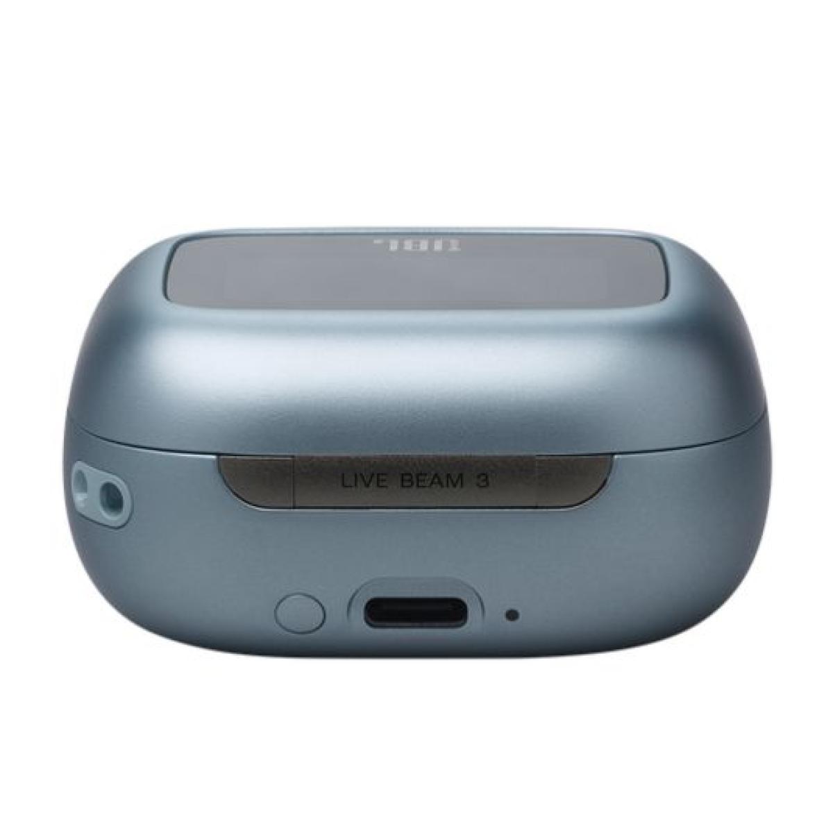 JBL LIVE BEAM 3 True-Adaptive Noise Cancelling Perfect Calls - Blue