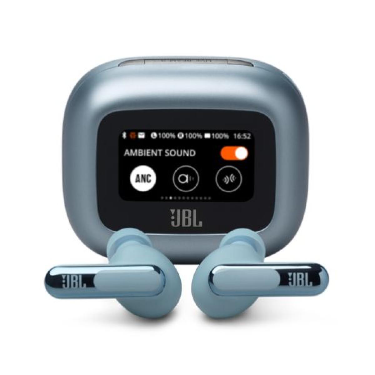 JBL LIVE BEAM 3 True-Adaptive Noise Cancelling Perfect Calls - Blue