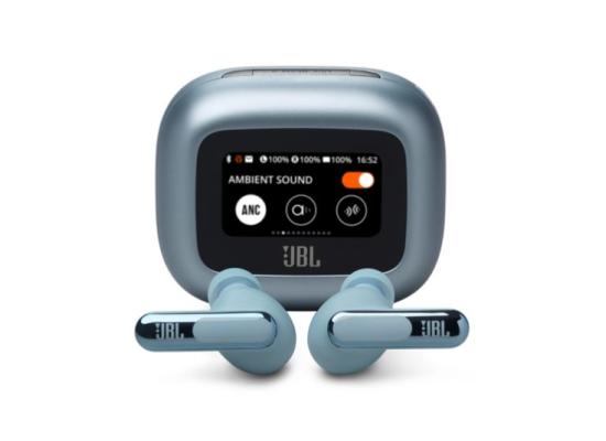 JBL LIVE BEAM 3 True-Adaptive Noise Cancelling Perfect Calls - Blue