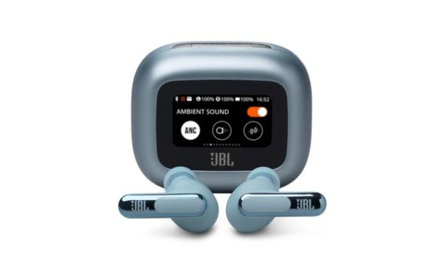 JBL LIVE BEAM 3 True-Adaptive Noise Cancelling Perfect Calls - Blue
