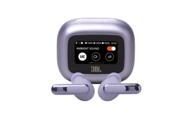 JBL LIVE BEAM 3 True-Adaptive Noise Cancelling Perfect Calls - Purple