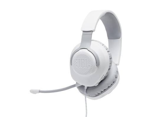 JBL Quantum 100 Custom Wired Gaming Headset - White