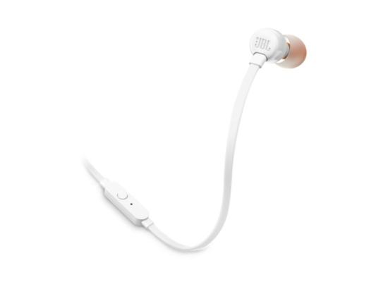 JBL TUNE110 Wired In-Ear Headphones - White