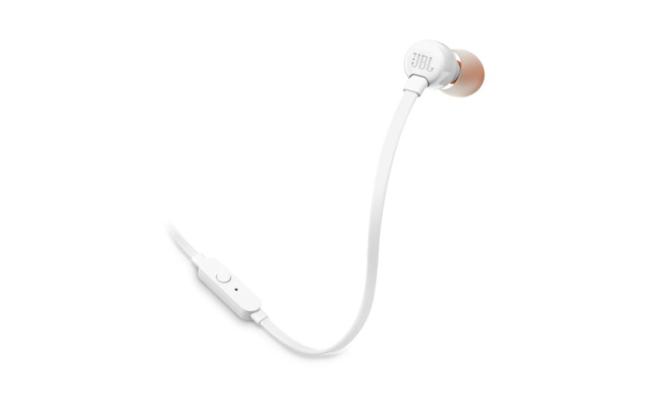 JBL TUNE110 Wired In-Ear Headphones - White