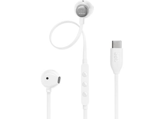 JBL Tune 305C Wired In-Ear Type-C Hi-Res Headphones – White
