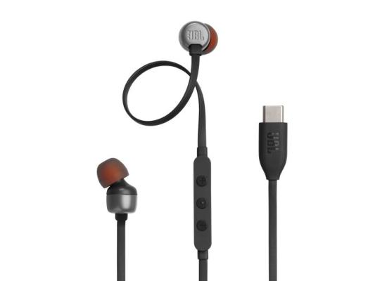 JBL TUNE 310C Wired Hi-Res In-Ear Earphones – Black