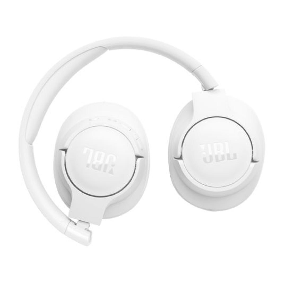 JBL Tune 720BT Over-Ear Wireless Headphones - White