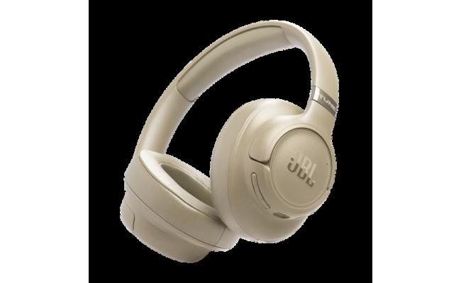 JBL Tune 780NC Wireless Over-Ear Headphones – Active Noise Cancelling | Pure Bass | Beige