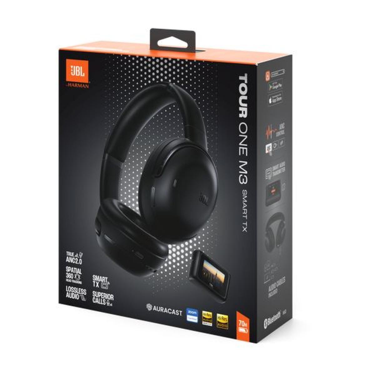 JBL Tour One M3 Smart Tx Wireless Over‑Ear Headphones – Black