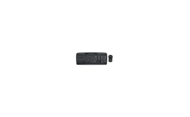 Logitech - MK330 Wireless Keyboard and Mouse Combo (Black)