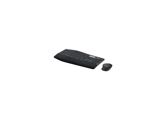 Logitech Mk850 Multi-Device Wireless Keyboard And Mouse Combo, 2.4Ghz Bluetooth, Curved Keyframe & Mouse, 12 Programmable Keys, 3-Year Battery Life, Pc/Mac, Arabic& English Layout