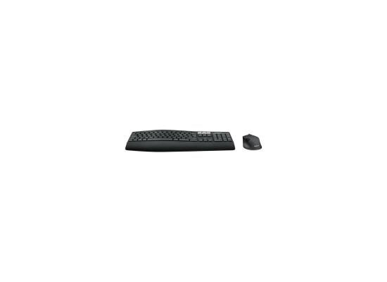 Logitech Mk850 Multi-Device Wireless Keyboard And Mouse Combo, 2.4Ghz Bluetooth, Curved Keyframe & Mouse, 12 Programmable Keys, 3-Year Battery Life, Pc/Mac, Arabic& English Layout