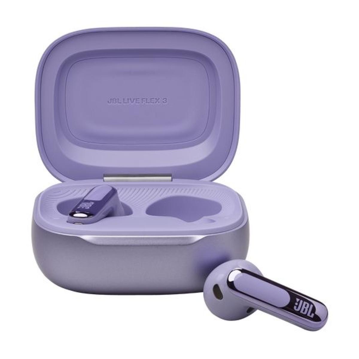 JBL Live Flex 3 Wireless Earbud Headphones – Purple