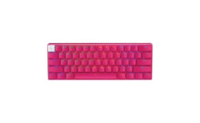 Logitech G PRO X 60 LIGHTSPEED Wireless Gaming Keyboard – Magenta