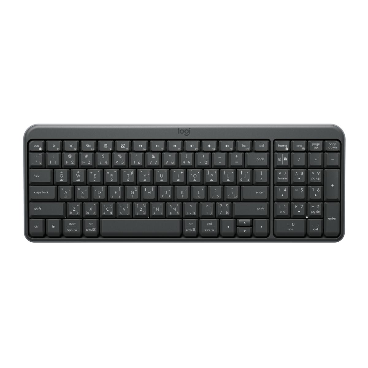 Logitech K250 Compact Bluetooth Wireless Keyboard Graphite