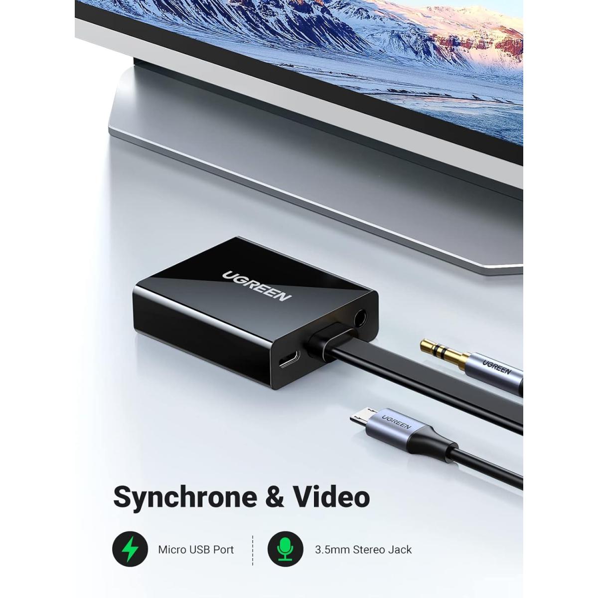 UGREEN Active HDMI to VGA Adapter