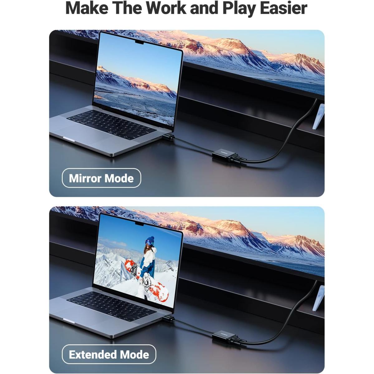 UGREEN Active HDMI to VGA Adapter