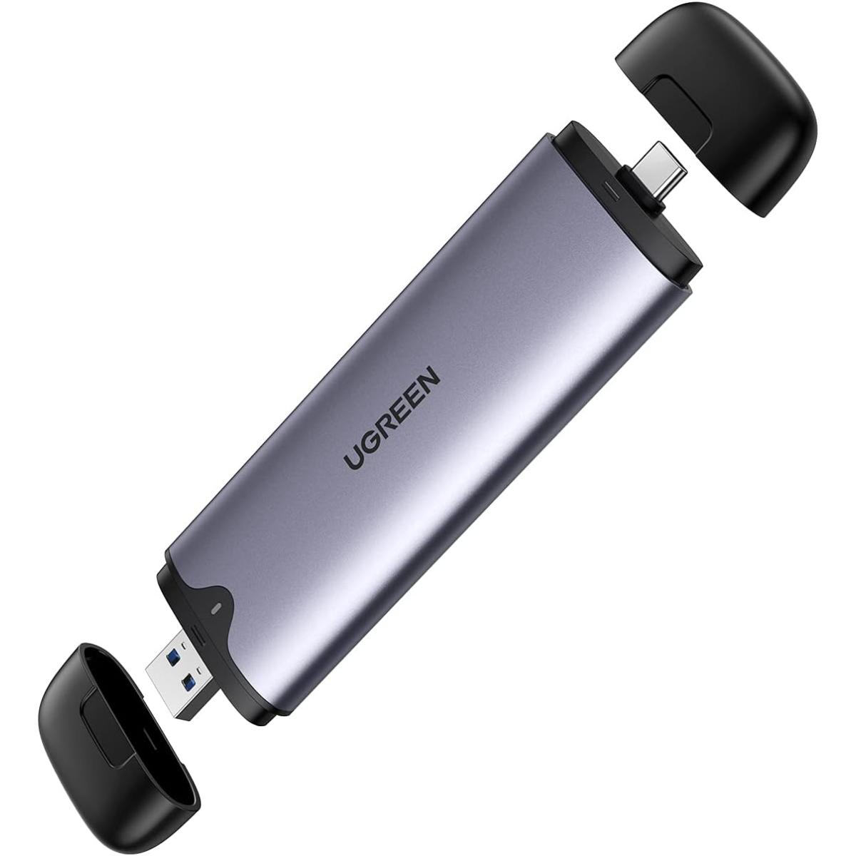 UGREEN M.2 NVME SSD Enclosure with 2 in 1 USB-C and USB-A Ports