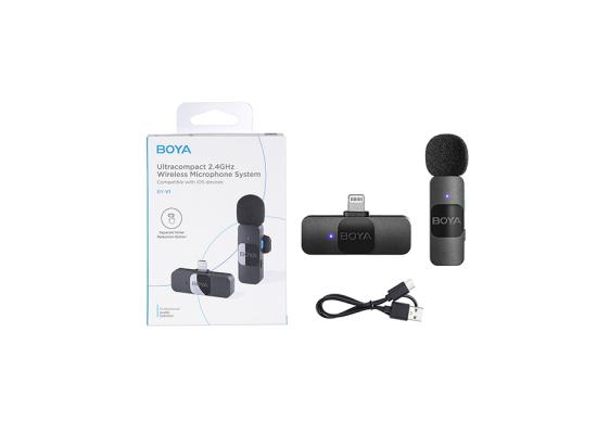BOYA BY-V1 Ultracompact 2.4GHz Wireless Microphone System
