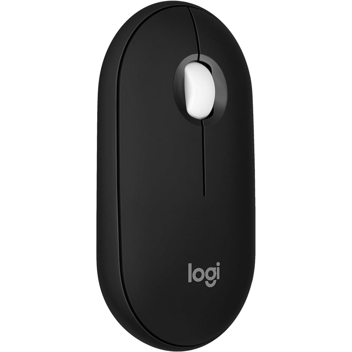 Logitech Pebble 2 M350s Mouse Ambidextrous RF Wireless + Bluetooth- Graphite