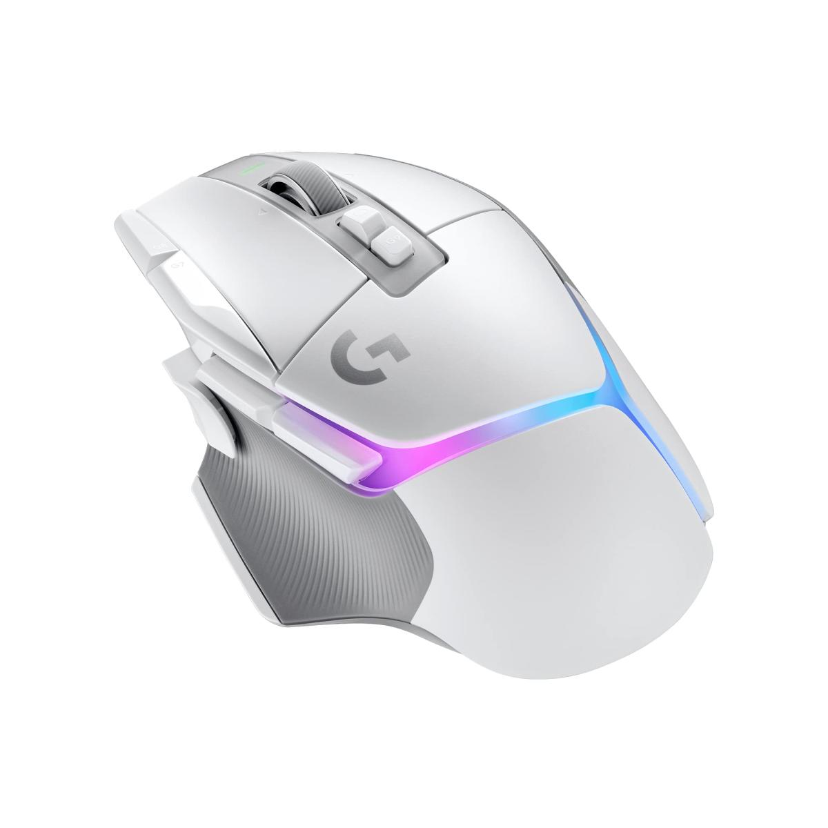 Logitech G502 X PLUS LIGHTSPEED Wireless Optical mouse with LIGHTFORCE hybrid switches, LIGHTSYNC RGB, HERO 25K gaming sensor, compatible with PC - macOS/Windows