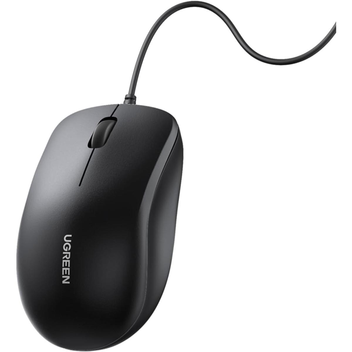 UGREEN 90789 USB Wired Computer Mouse with Ergonomic Design