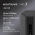 NETGEAR Nighthawk RS200-100APS Dual-Band Wi-Fi 7 Router – Black