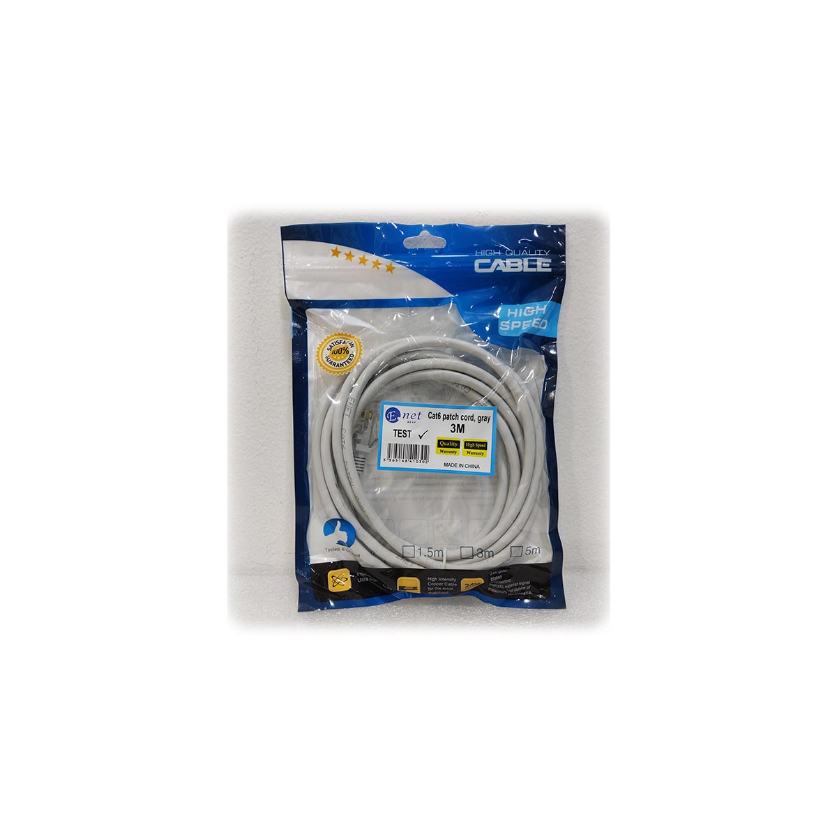 ENET CAT6 Patch Cord 3m