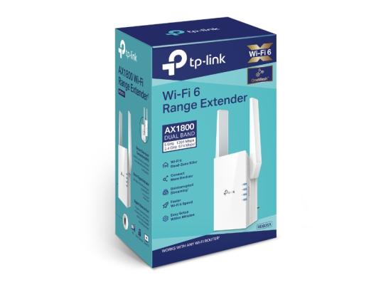 TP-LINK RE605X AX1800 Dual Band WI-FI 6 Range Extender