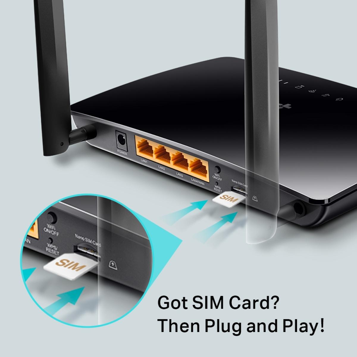 TP-LINK TL-MR6400 300Mbps Wireless N 4G LTE Router