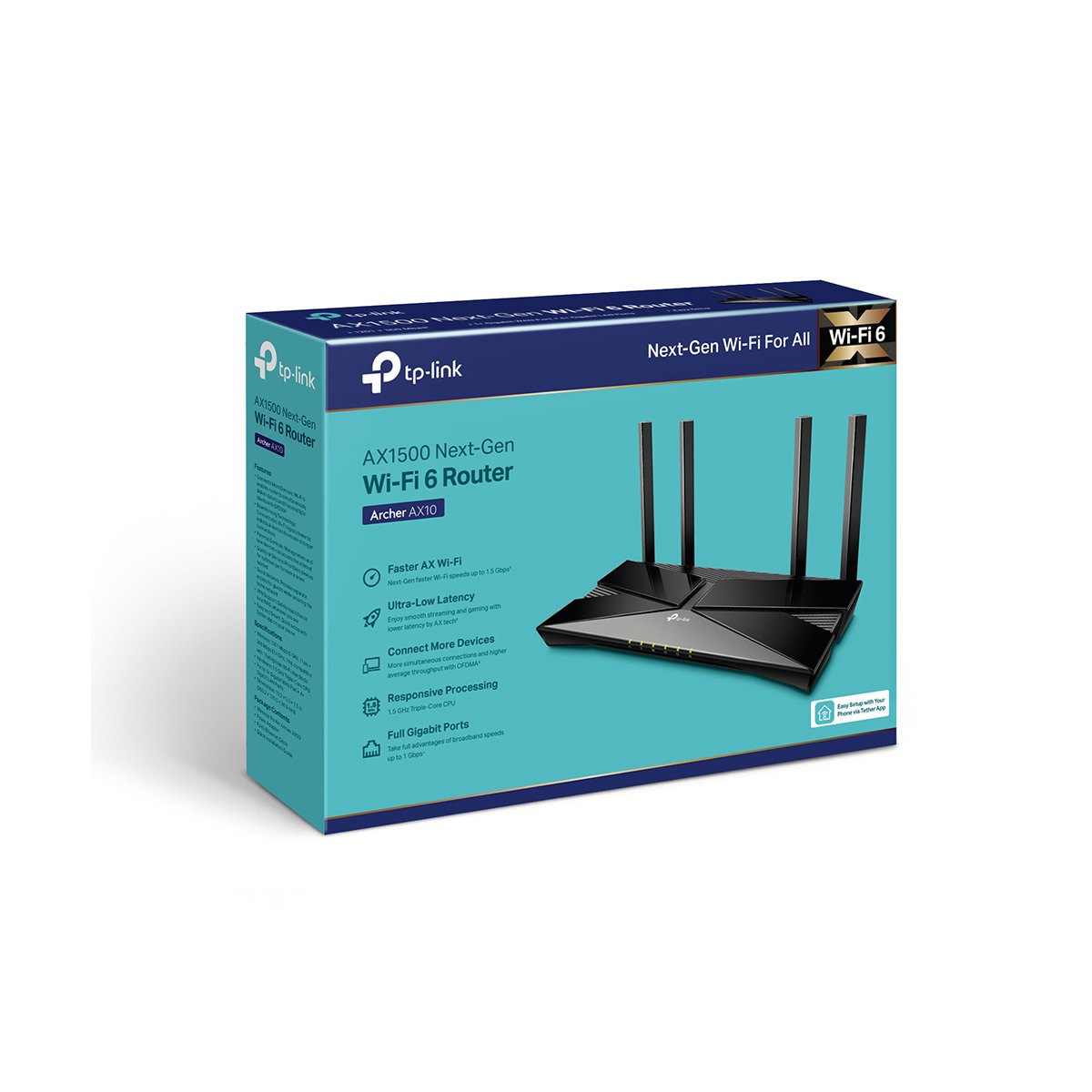 TP-Link Archer AX10 AX1500 Wi-Fi 6 Router