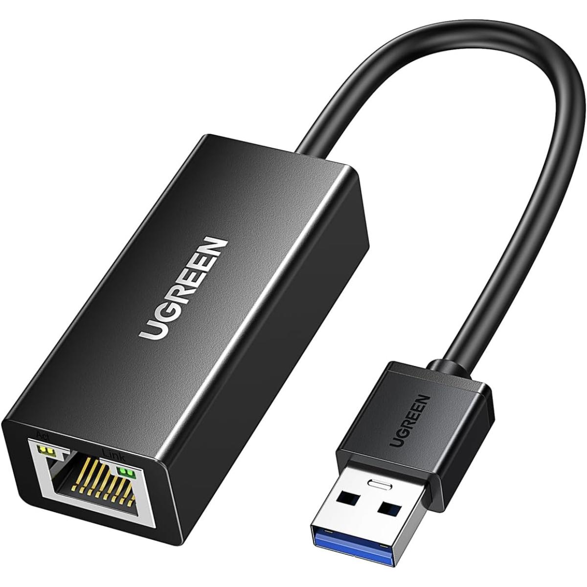 UGREEN USB to Ethernet Adapter, USB 3.0 to RJ45 1Gbps Lan Network Adapter
