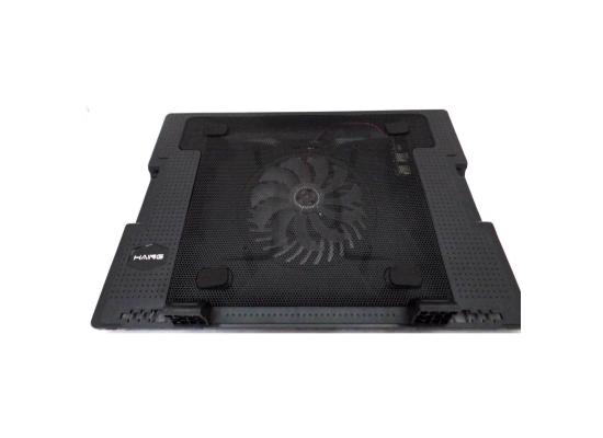 Haing Cooling Pad for Notebooks/Laptops N18 13"-17" with 1 Fan - Black