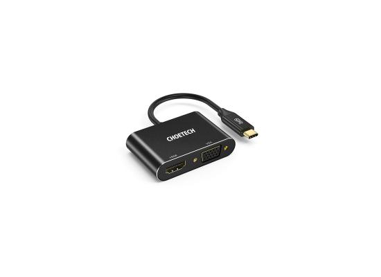 Choetech 2 in 1 USB-C to HDMI/VGA adapter