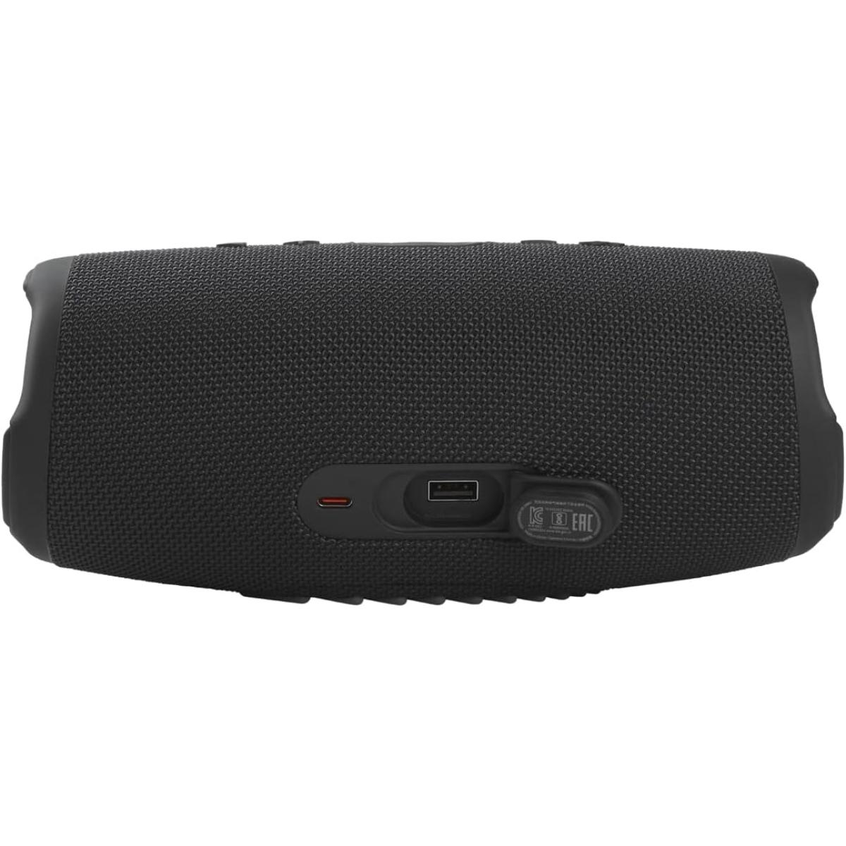 JBL Charge 5 Portable Waterproof Speaker with Powerbank - Black