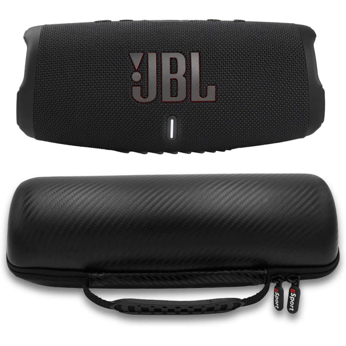 JBL Charge 5 Portable Waterproof Speaker with Powerbank - Black