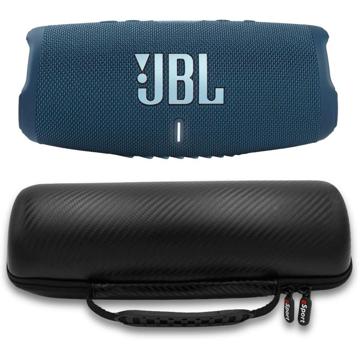 JBL Charge 5 Portable Waterproof Speaker with Powerbank - Blue