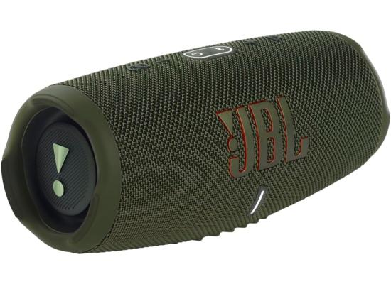 JBL Charge 5 Portable Waterproof Speaker with Powerbank - GRN