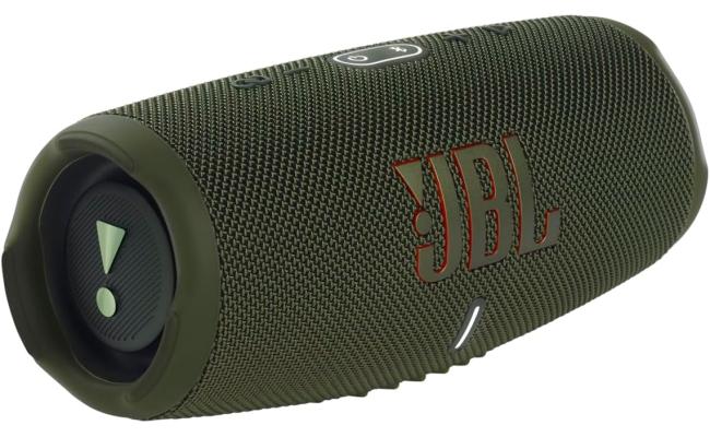 JBL Charge 5 Portable Waterproof Speaker with Powerbank - GRN