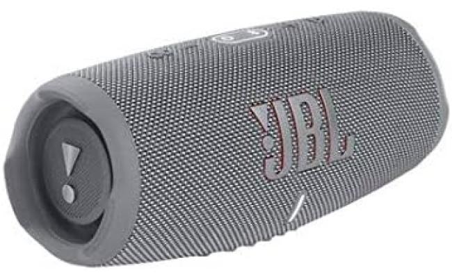 JBL Charge 5 Portable Waterproof Speaker with Powerbank - Grey