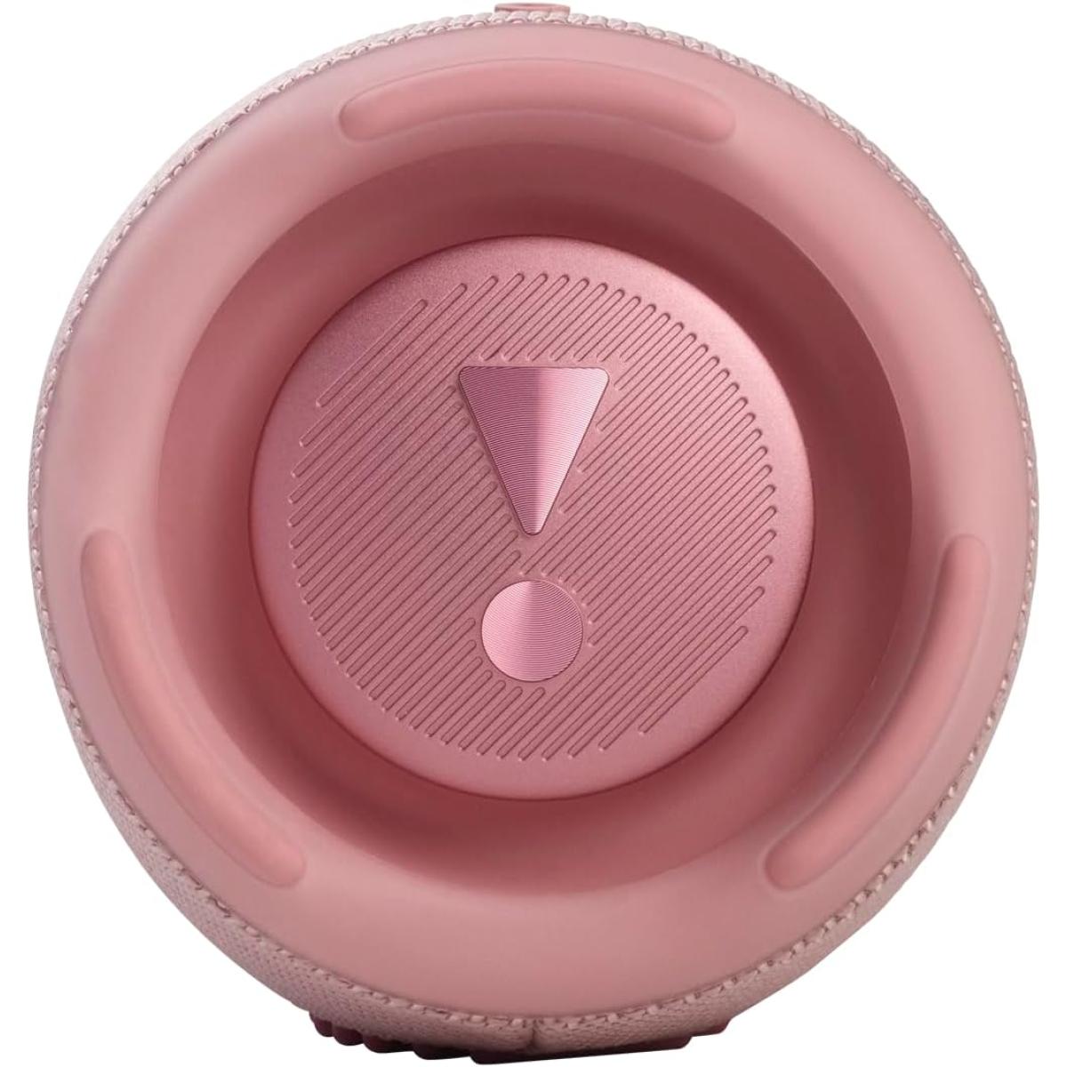 JBL Charge 5 Portable Waterproof Speaker with Powerbank - Pink