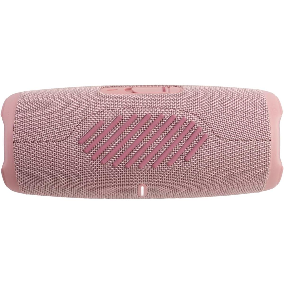 JBL Charge 5 Portable Waterproof Speaker with Powerbank - Pink