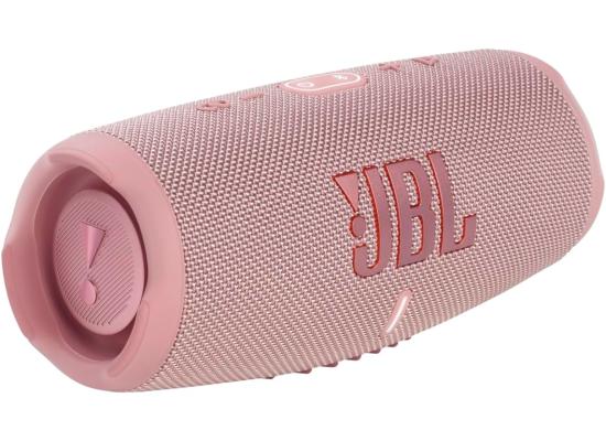 JBL Charge 5 Portable Waterproof Speaker with Powerbank - Pink