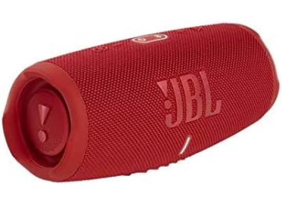 JBL Charge 5 Portable Waterproof Speaker with Powerbank - Red
