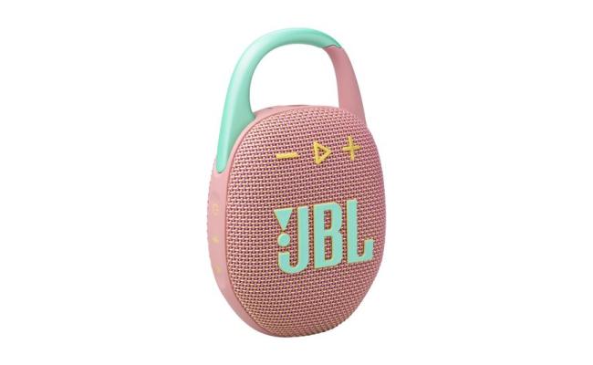 JBL Clip 5 Portable Bluetooth Speaker - Pink